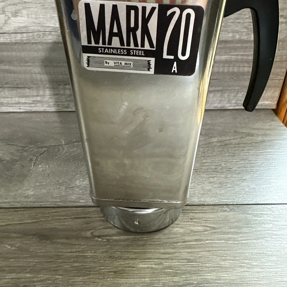 Pitcher‎ Vita Mix Mark 20 Model 517 Juice Blender Art Deco Stainless Steel Lid